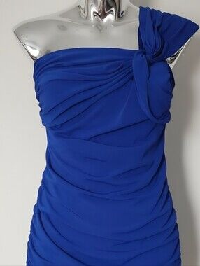 One-Shoulder Royal Blue Women’s Top